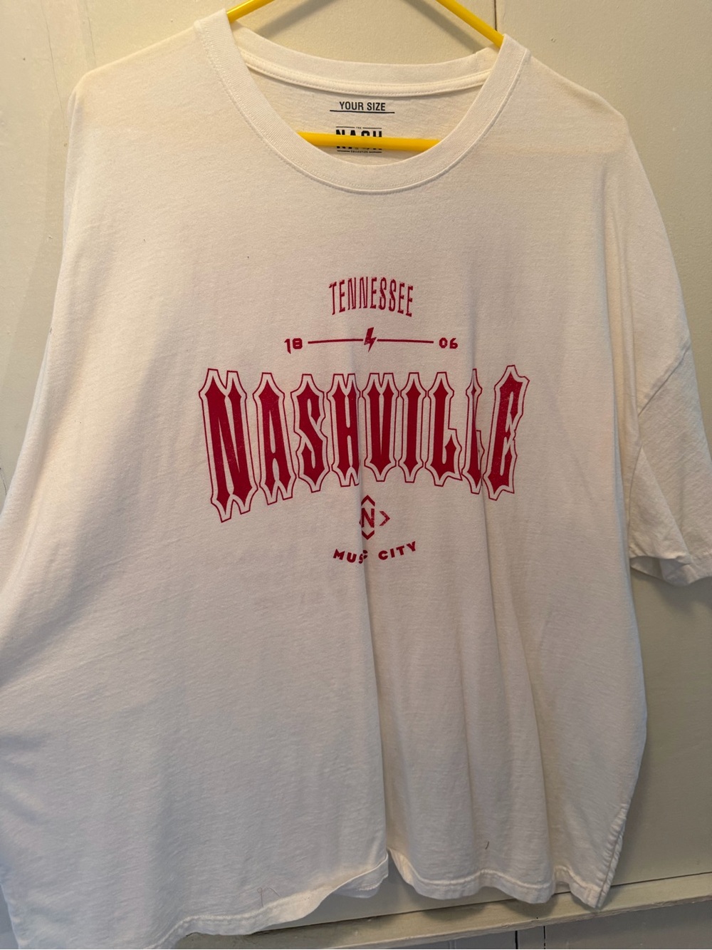 Nashville Graphic Short Sleeve Tee - White